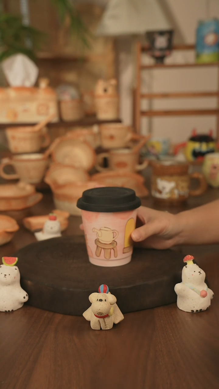 杯子景德镇原创手作陶瓷
