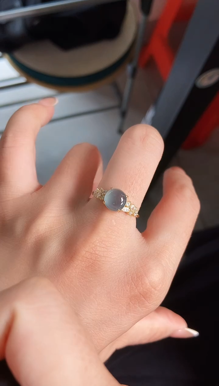 银S925镶嵌戒指翡翠21