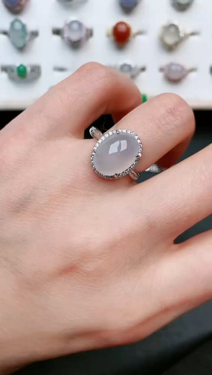 【闪购商品】翡翠戒指银S925镶嵌.....