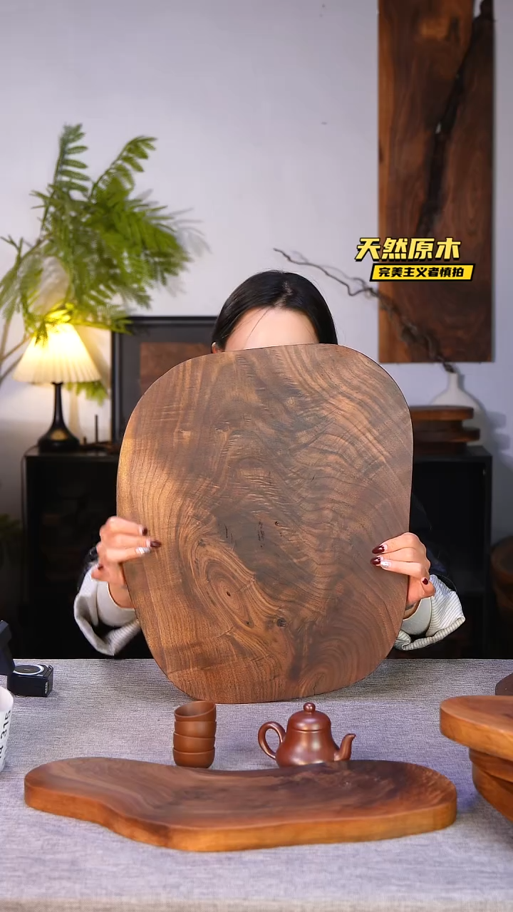 木北美黑胡桃原木.干裂疤结不属于商品质量问题完美主义者慎拍