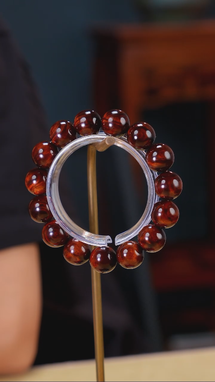 手串/手链黄花梨/降香黄檀x*海南黄花梨紫油梨老料15