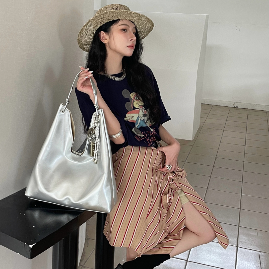 【包包大王】韩国原单 极简主义慵懒单肩托特包