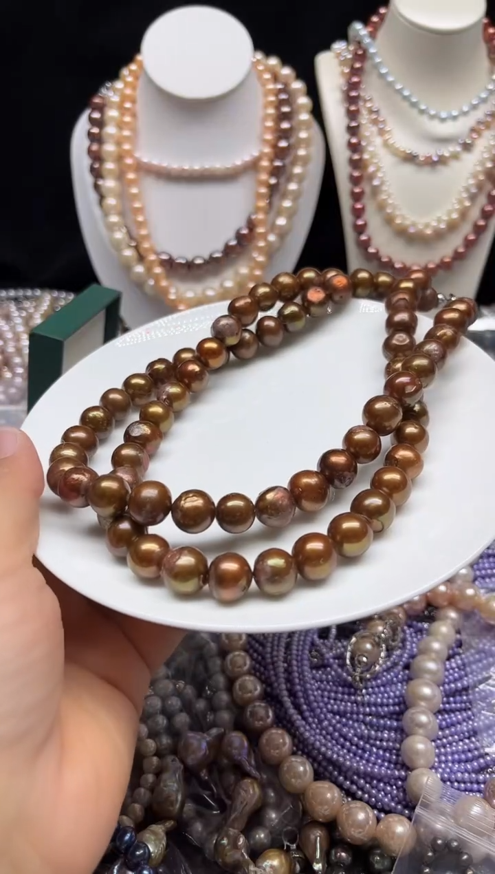 淡水珍珠未镶嵌颈饰多人
