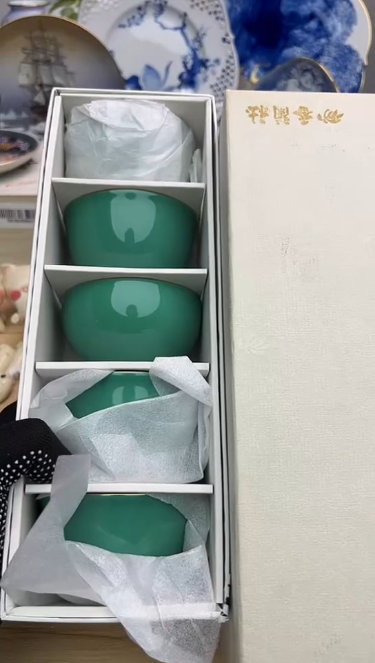 5只中古回流瓷器，谨慎参拍！