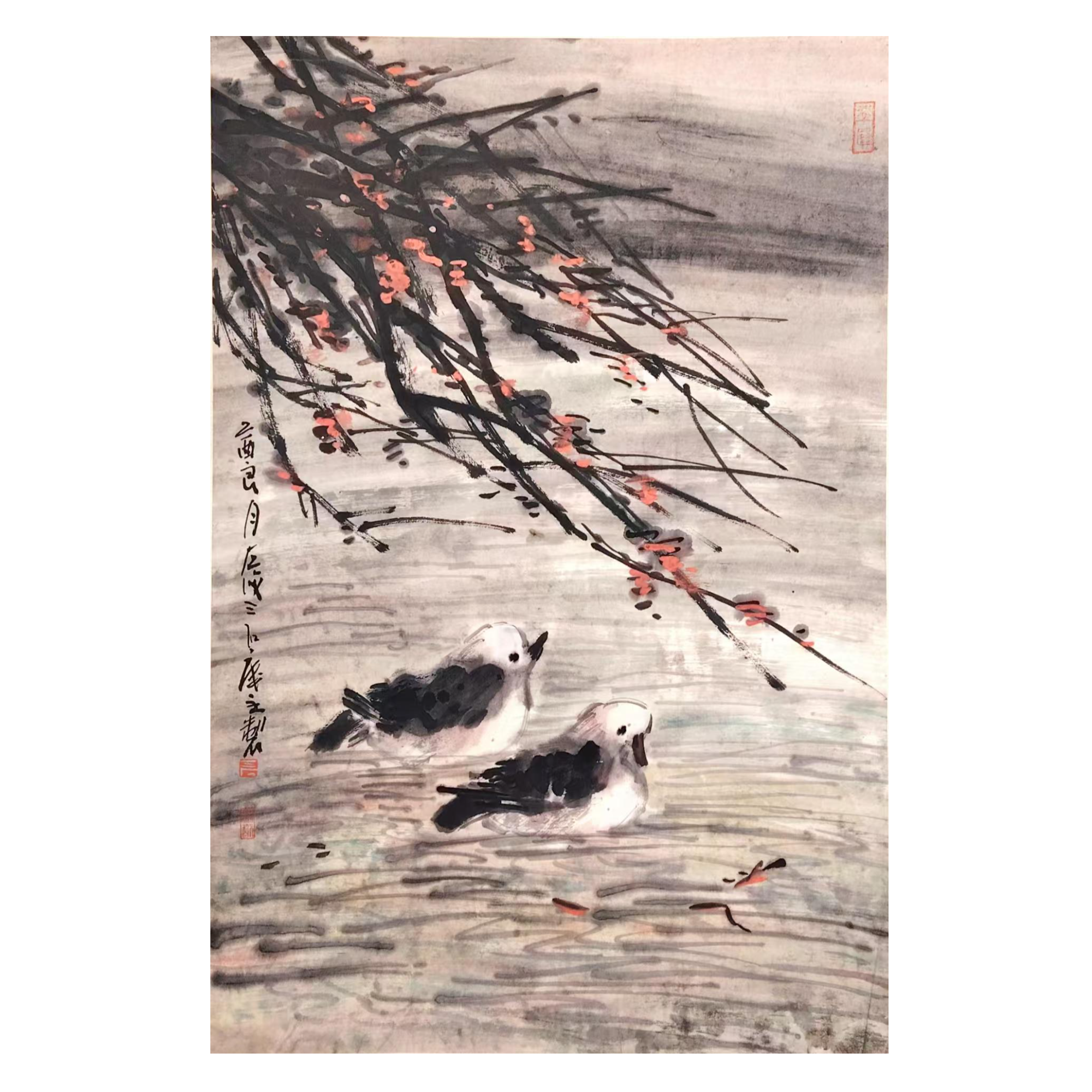 lot45 曾宓 秋水鸳鸯 立轴