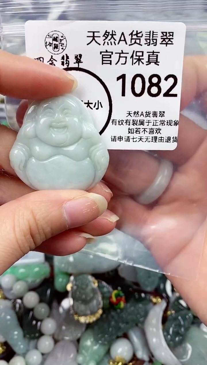【闪购商品】翡翠颈饰未镶嵌天然A货翡翠1082
