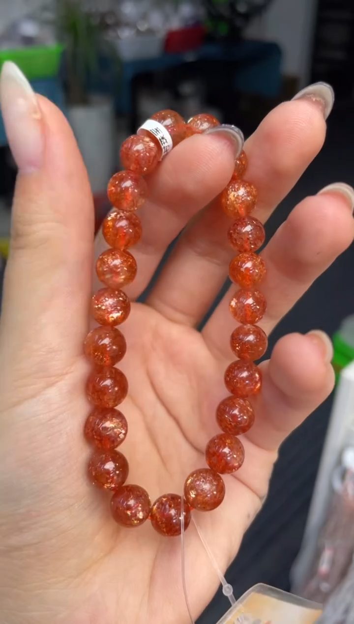 未镶嵌手链日光石8±/x-942【金太阳