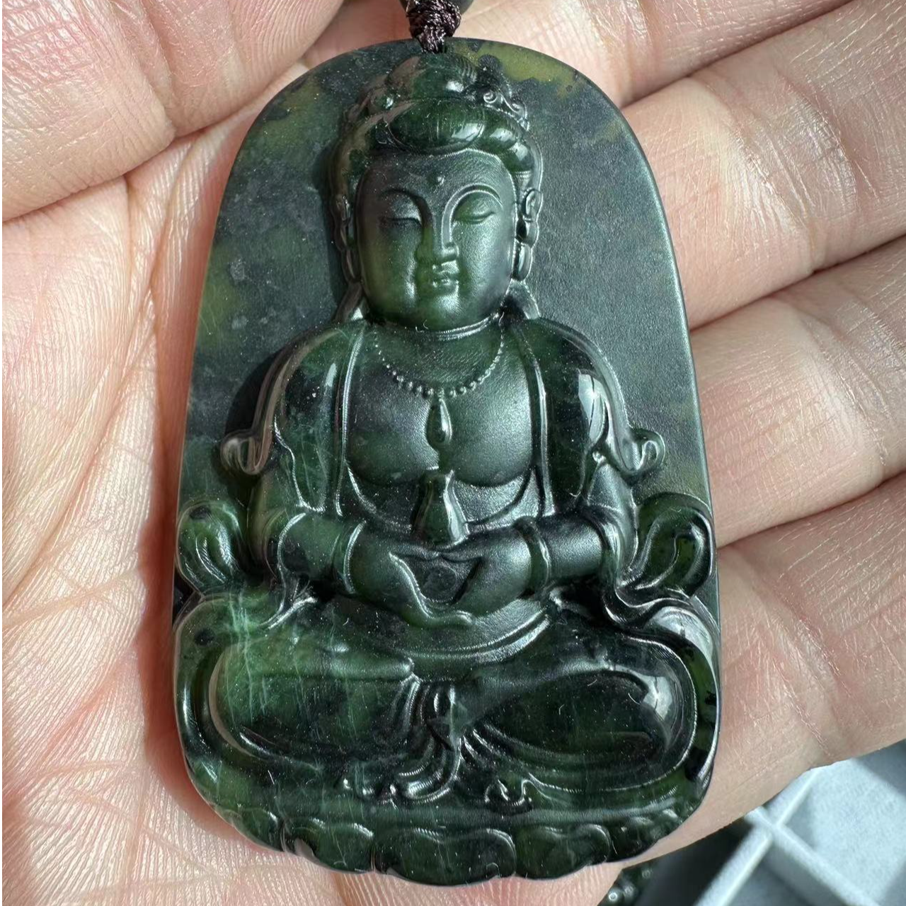 非金属锦纶吊坠 观音吊坠西藏藏玉