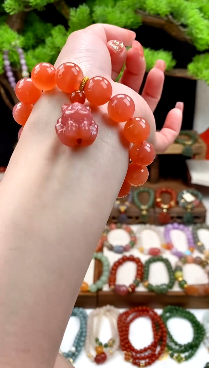 【闪购商品】玛瑙手饰未镶嵌（多样性发1）凤九