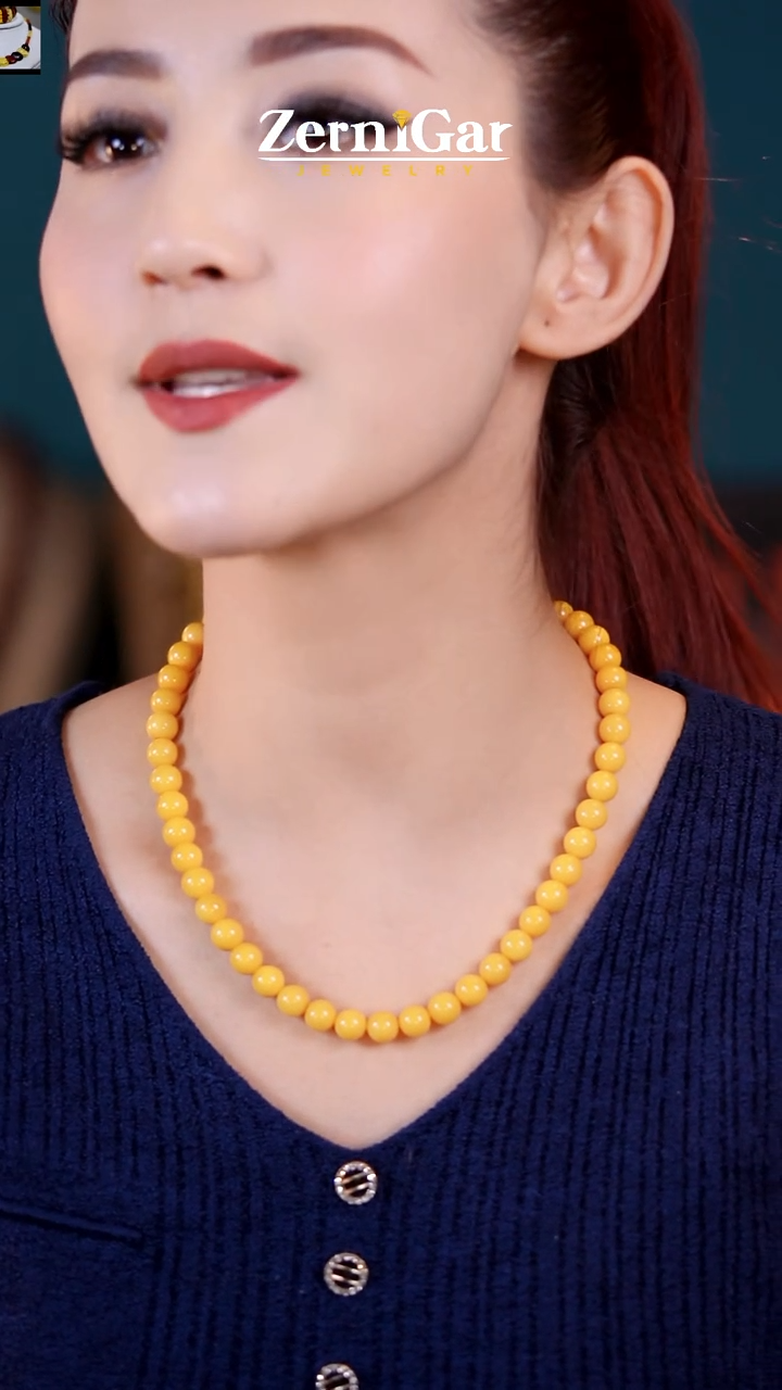 【闪购商品】琥珀颈饰未镶嵌天然琥珀项链