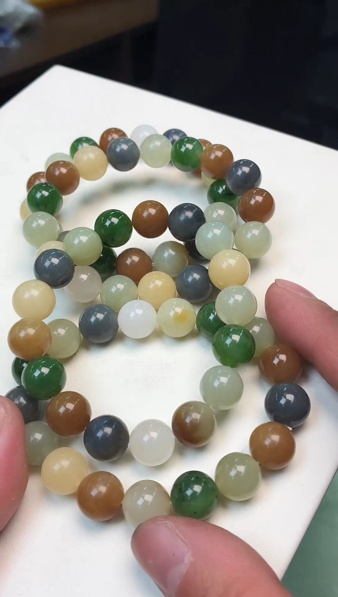 未镶嵌手链和田玉K60单圈多样性发其一12mm+