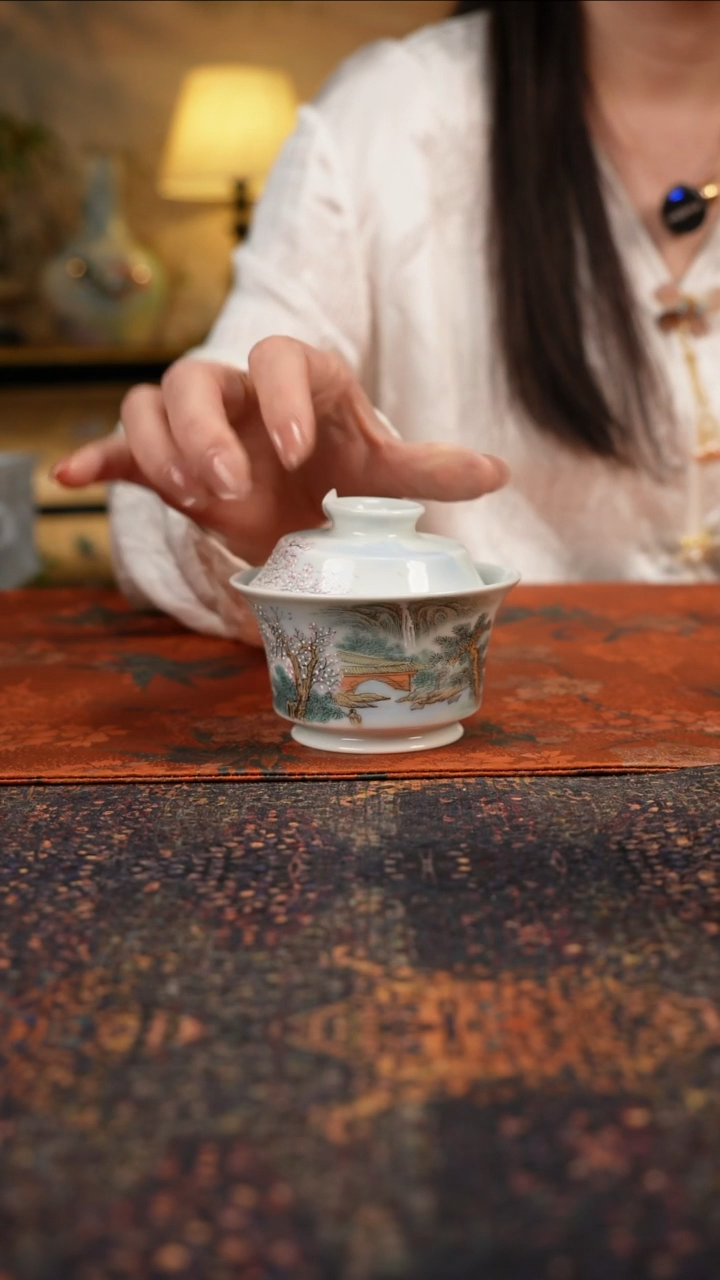 杯景德镇陶瓷杯碗柴烧多人