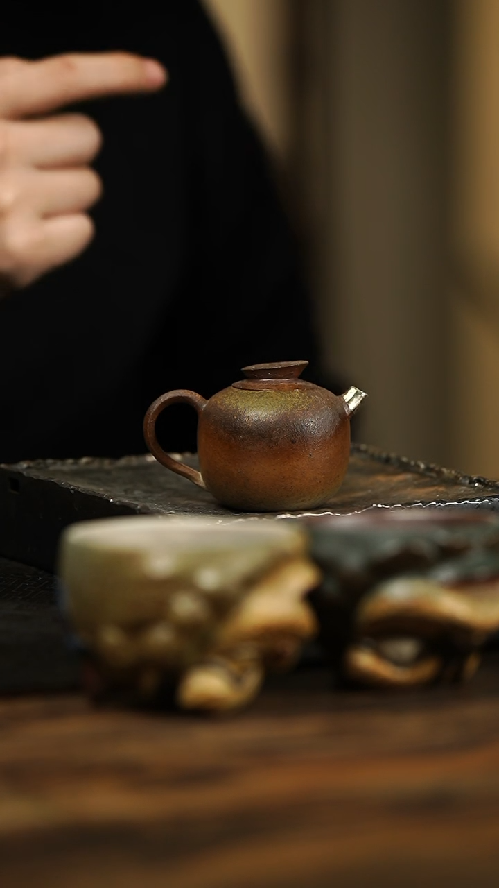 【闪购商品】紫砂茶杯39号紫砂柴烧