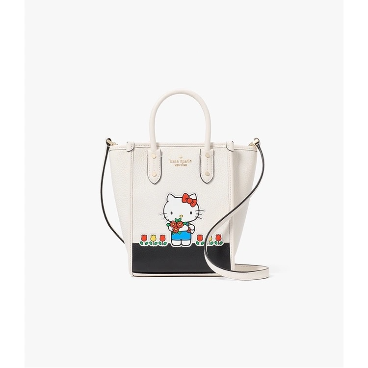 Kate spade/凯特丝蓓Hello Kitty联名中号斜跨托特包