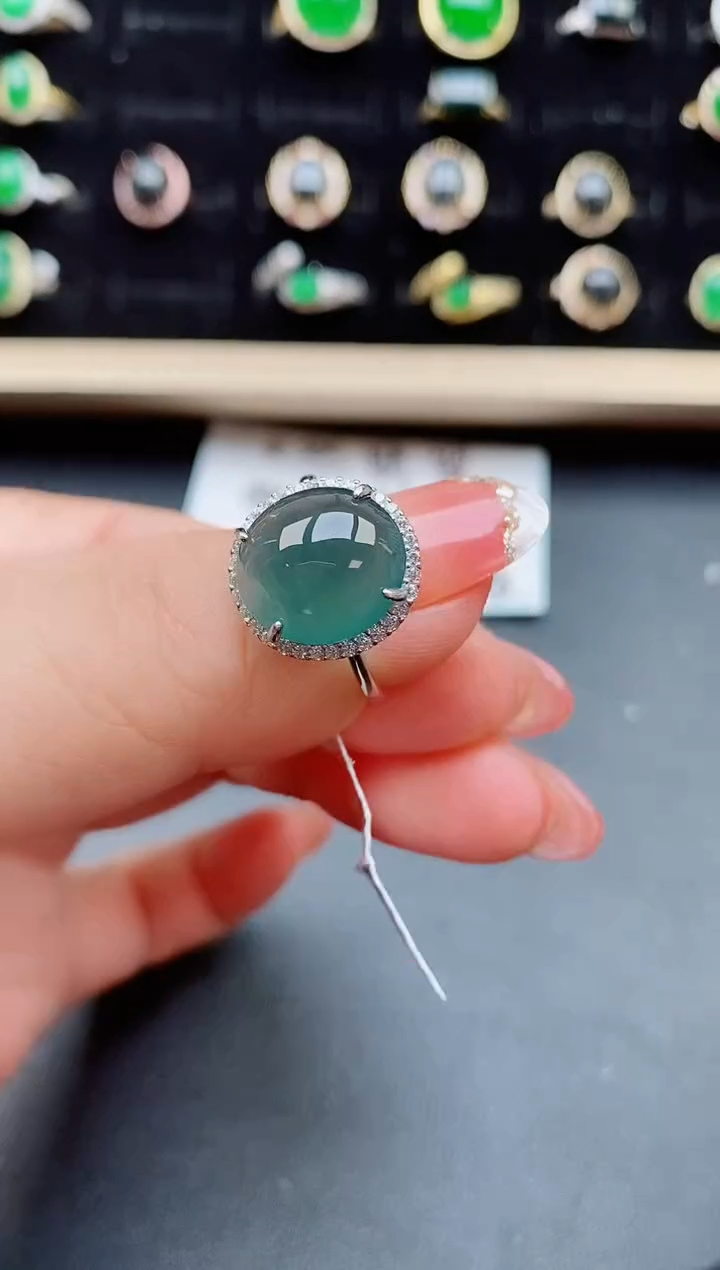 【闪购商品】翡翠戒指银S925镶嵌121212