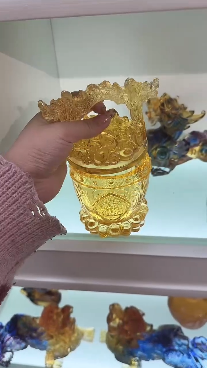 手工艺品琉璃一桶金