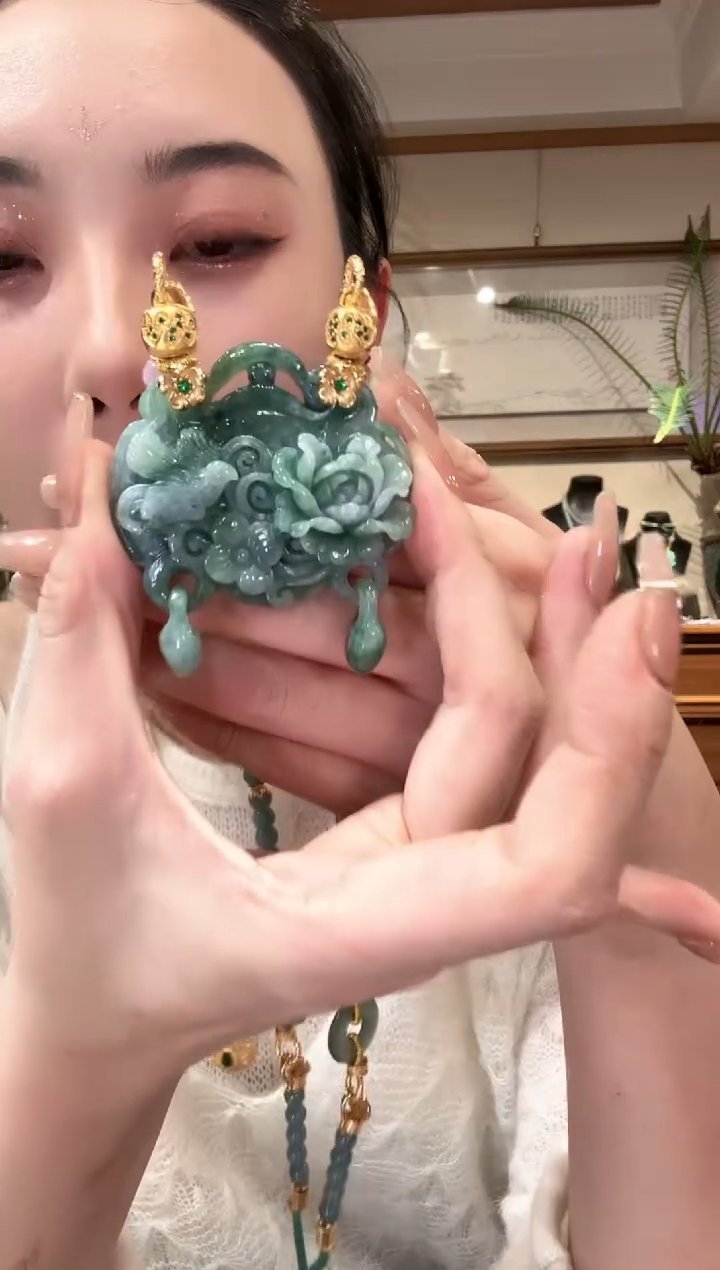 【闪购商品】翡翠颈饰未镶嵌国风