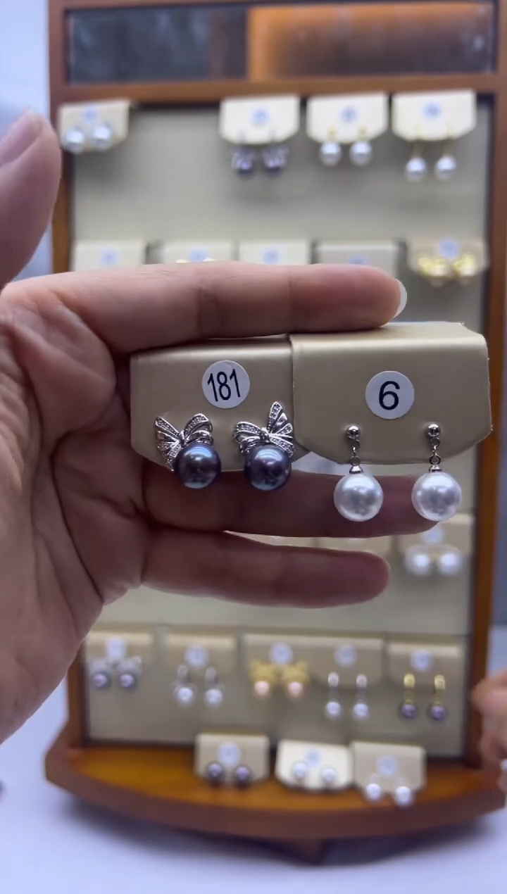 未镶嵌耳饰淡水珍珠181+6