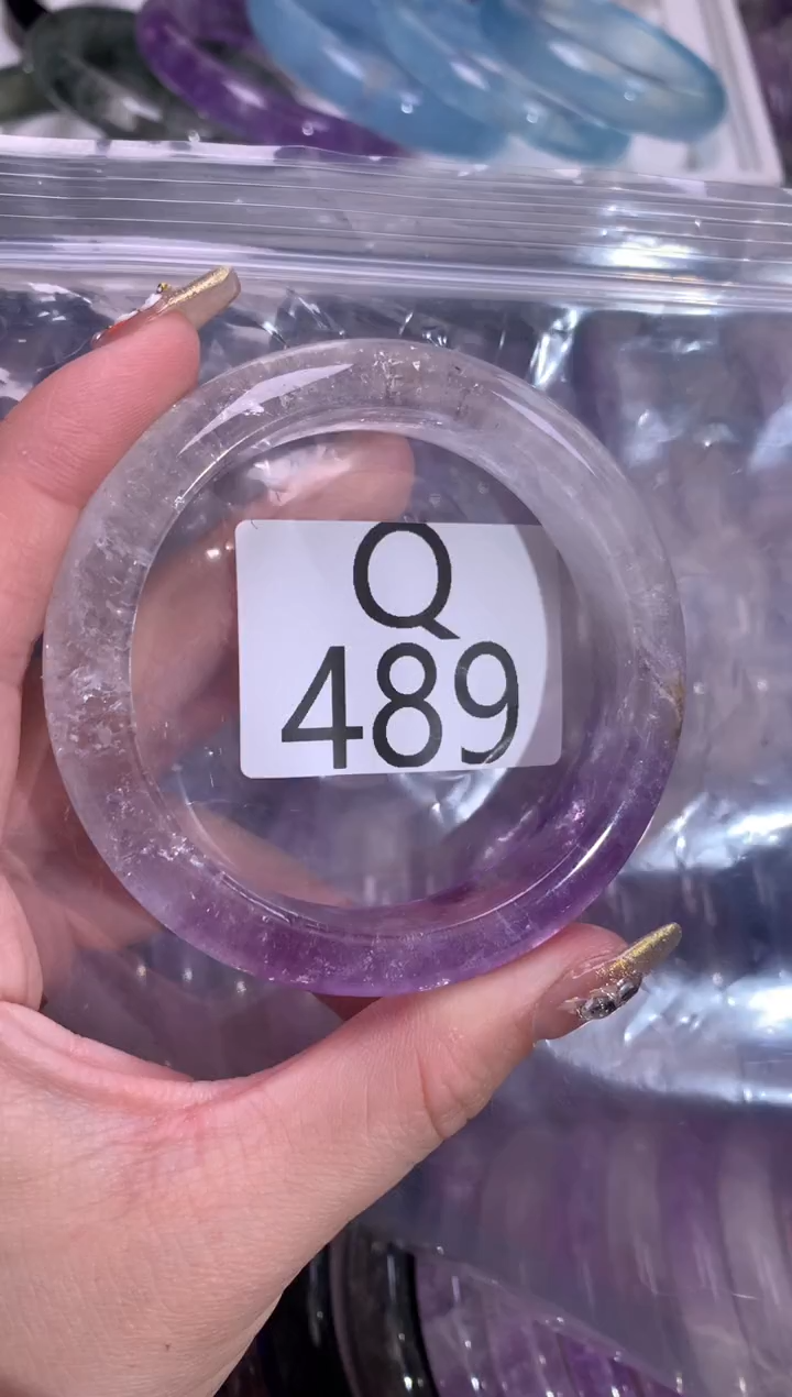 【闪购商品】水晶水晶手镯未镶嵌489-56