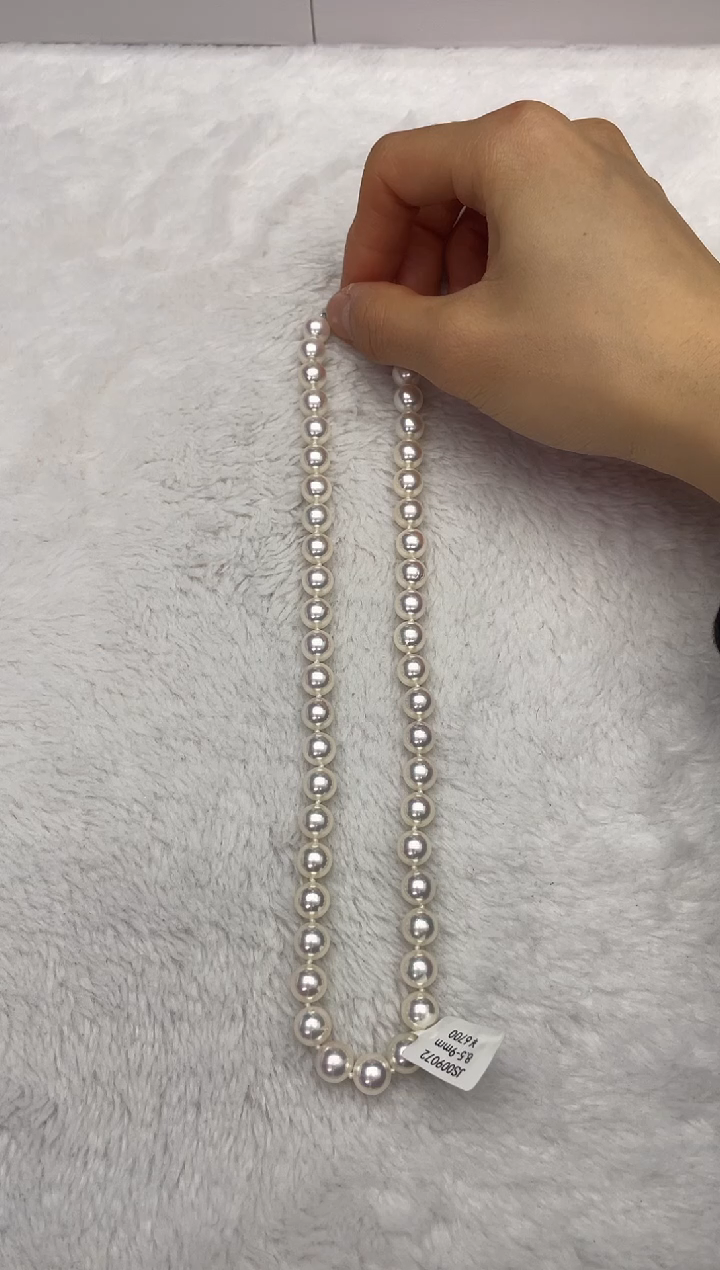 【闪购商品】海水珍珠颈饰未镶嵌AK8.5-9mm(多样性发一)