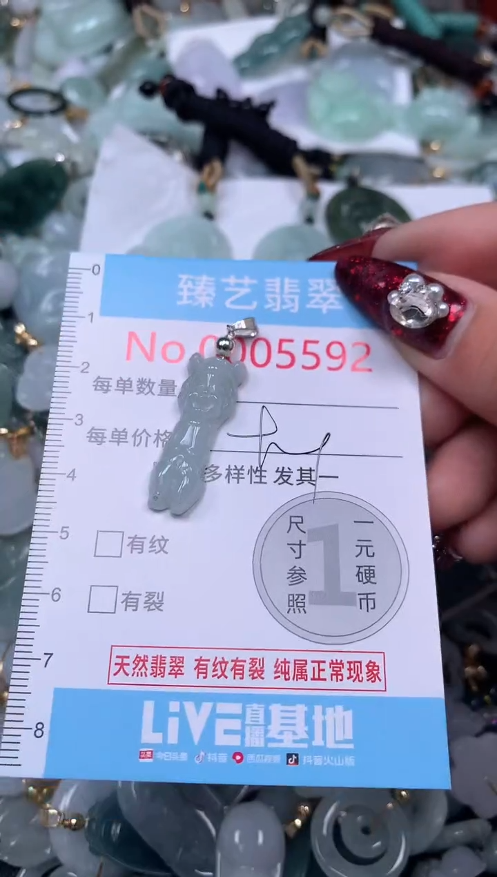 颈饰未镶嵌翡翠5592