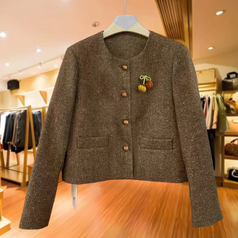 韩版百搭小香风外套女2025秋季新时尚小个子上衣