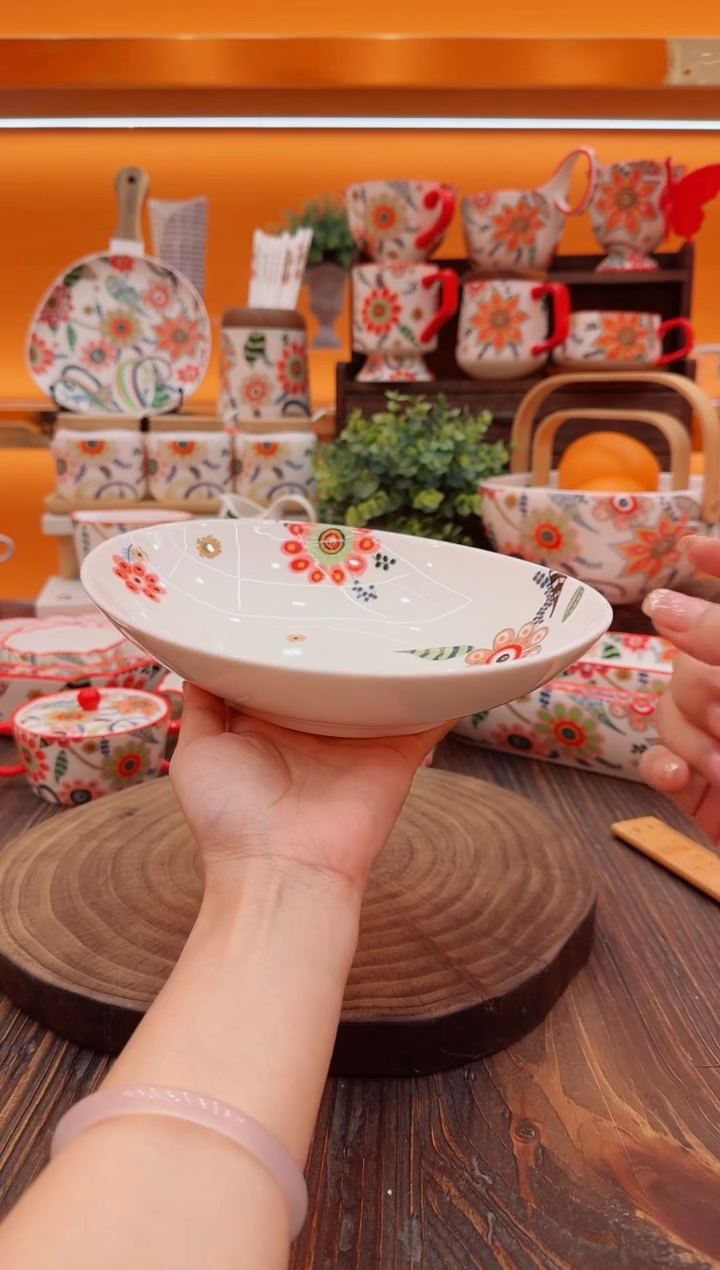 罐景德镇陶瓷餐具碗碟盘子