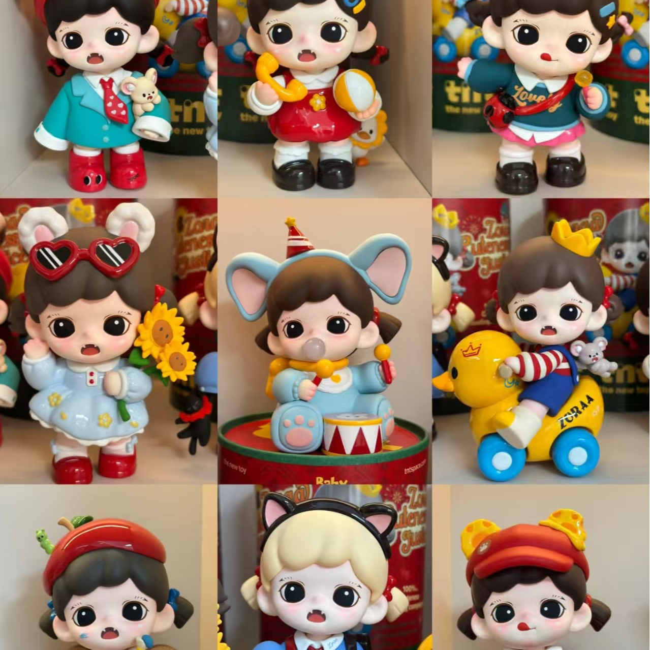 可爱即正义系列盲盒潮玩妹妹公仔适合送女生的礼物