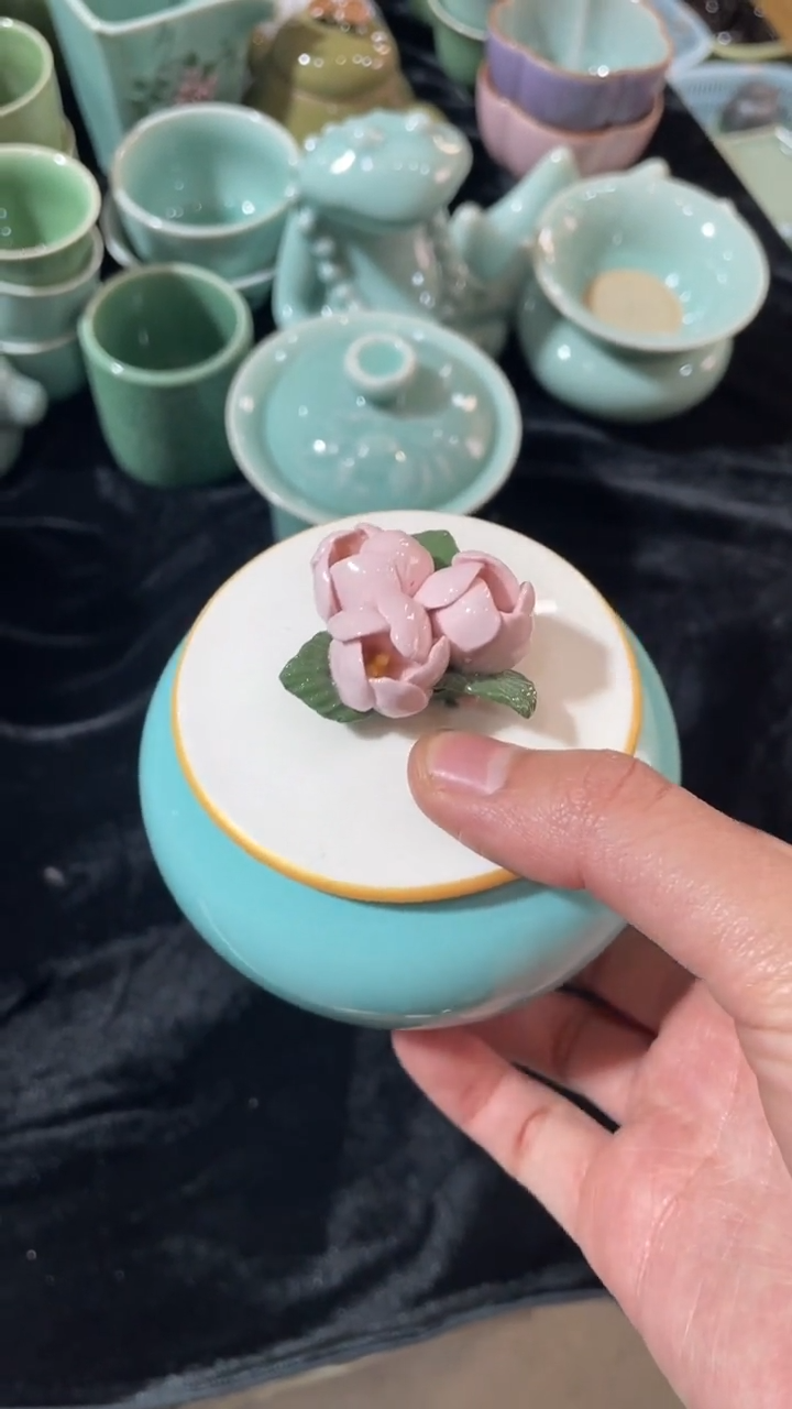 【闪购商品】手工捏花  福利款 慧仙青瓷 瓷器