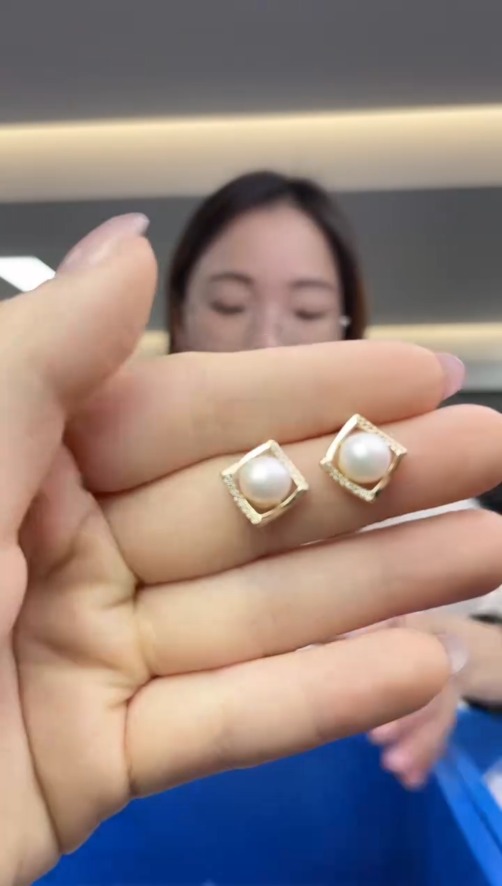 【闪购商品】淡水珍珠`银S925镶嵌（多样性发一件）