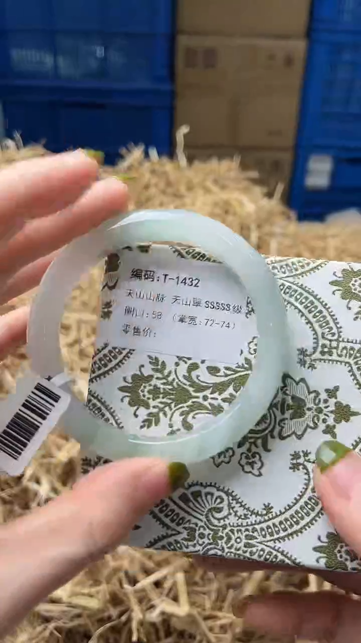 未镶嵌手镯石英质玉T1432