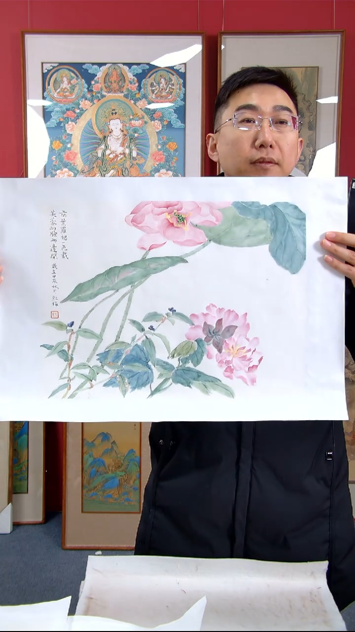 【闪购商品】国画红梅《精品画心》