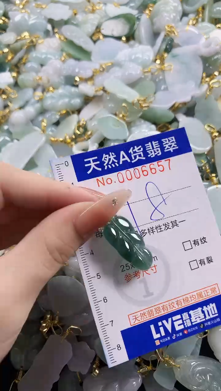 颈饰未镶嵌翡翠天然A货翡翠