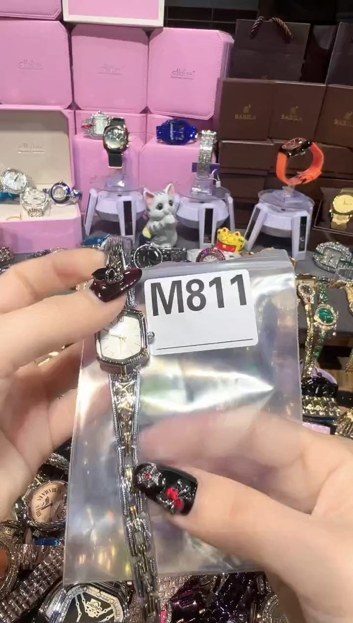 石英机芯不锈钢不锈钢直播定闪专用