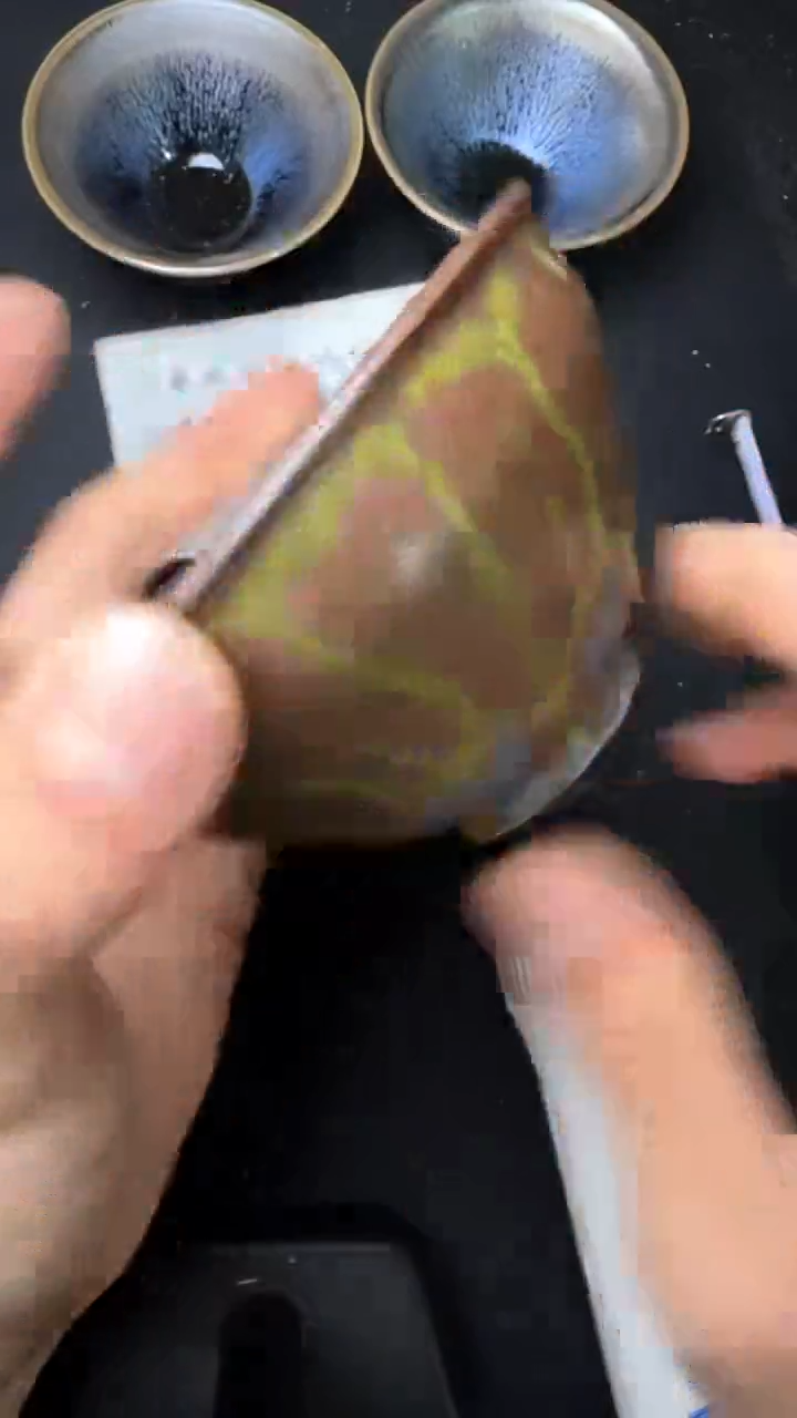 【闪购商品】茶盏建窑建盏微瑕茶器72