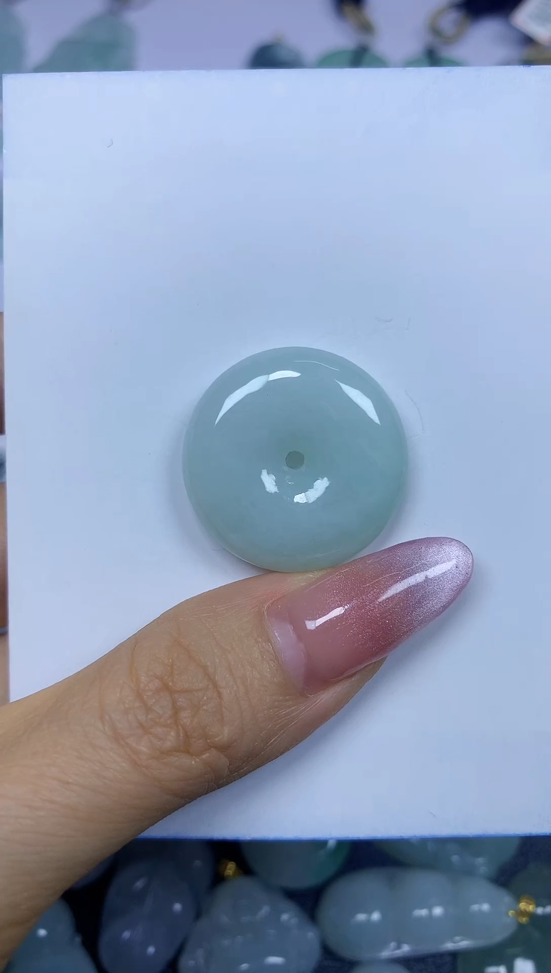 翡翠未镶嵌颈饰挂件10