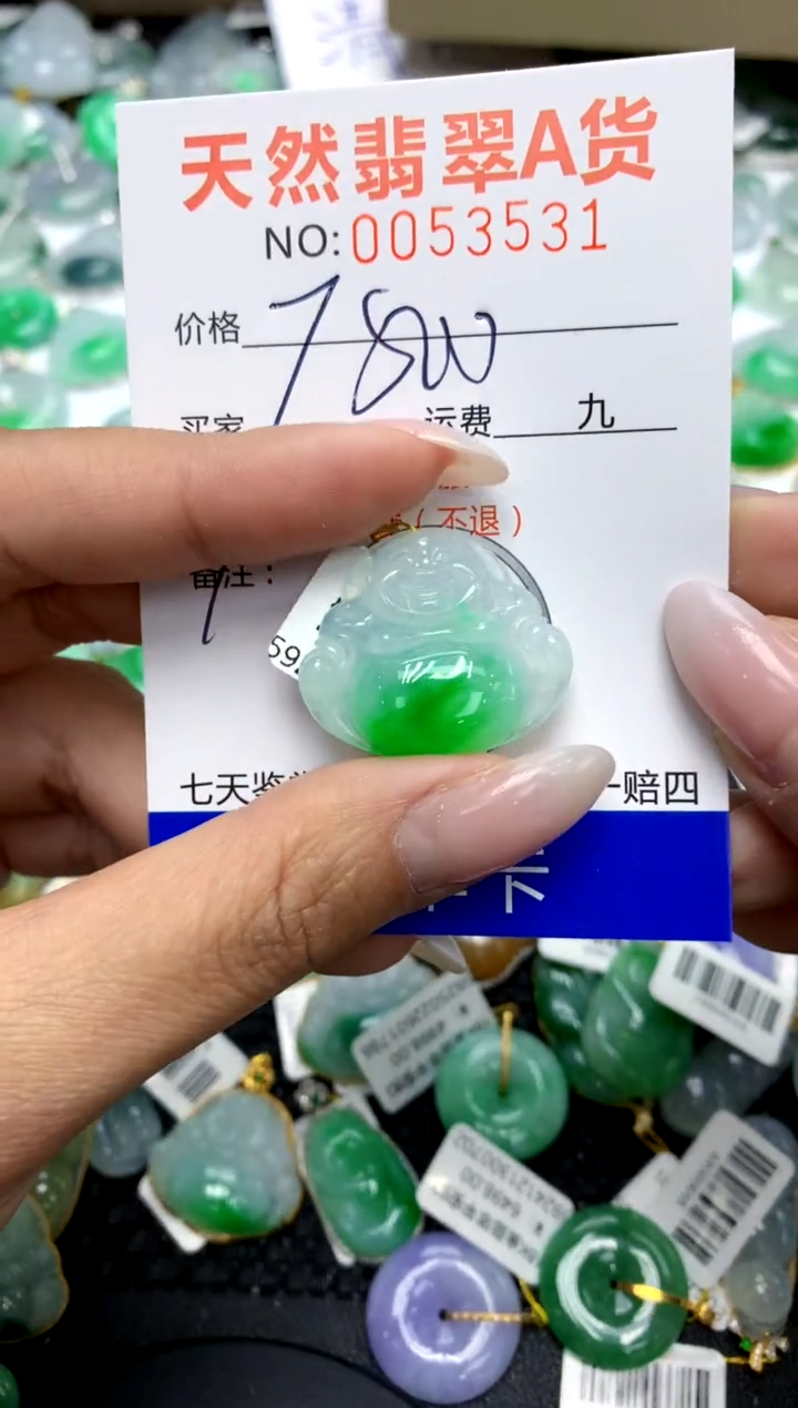 翡翠未镶嵌颈饰11111111111111