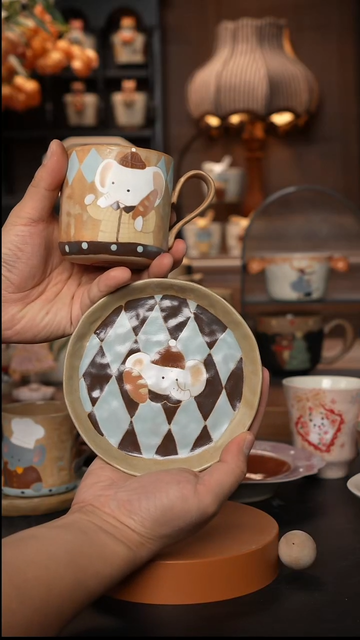 瓷片川谷原创手作陶瓷  12.4  不退差价