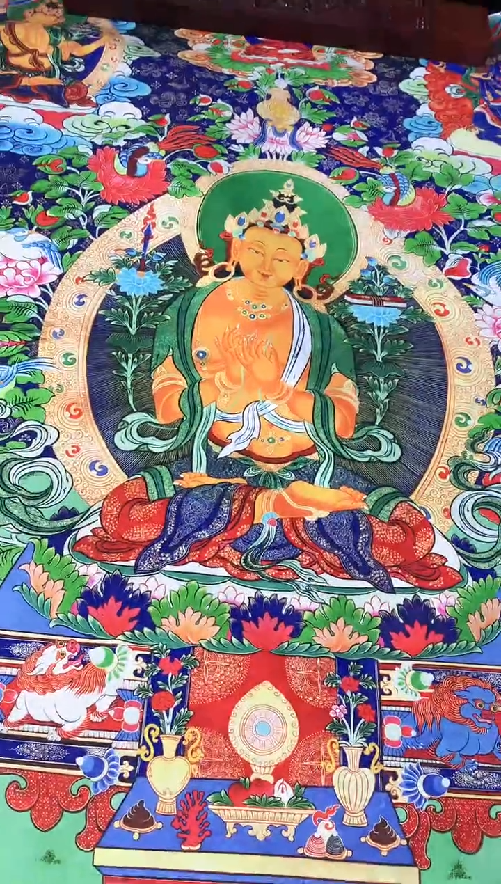 卷轴画地藏王菩萨唐卡