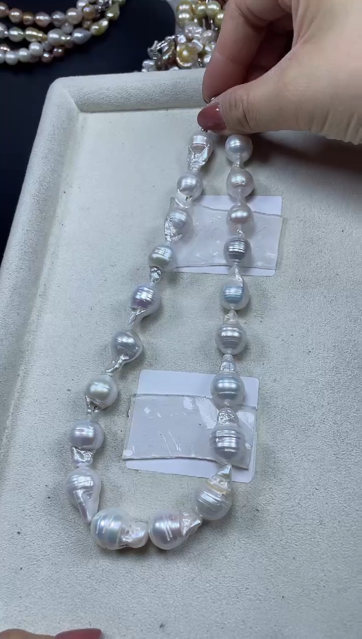 【闪购商品】淡水珍珠项链未镶嵌【纯恬珍珠】