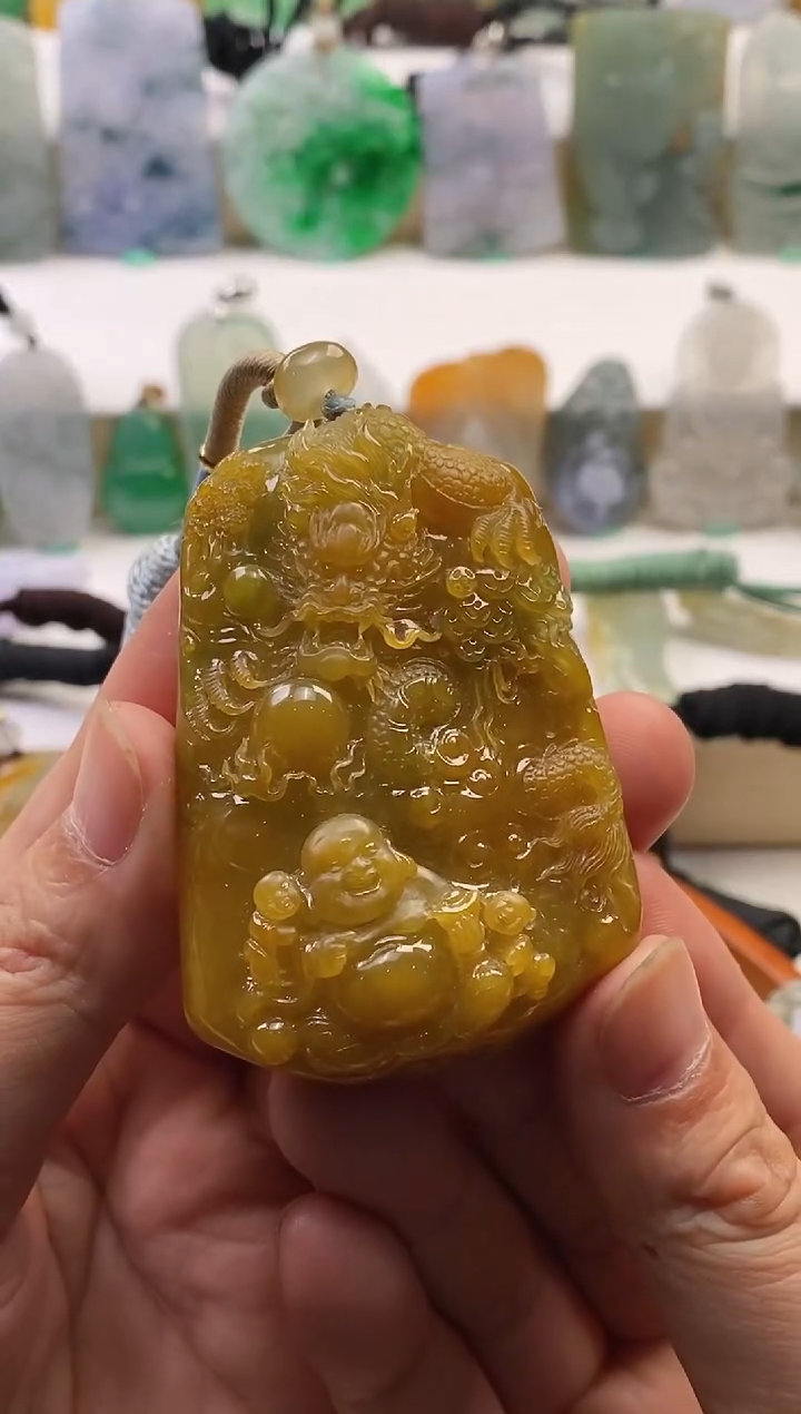 【闪购商品】翡翠吊坠(不含链)未镶嵌天然缅甸A货翡翠吊坠