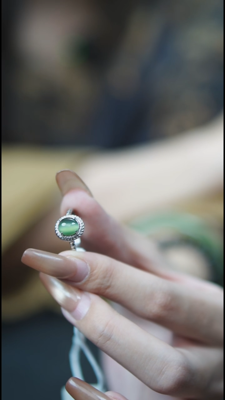 未镶嵌戒指和田玉（碧玉）HC30162