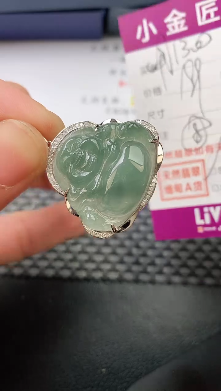 翡翠银S925镶嵌颈饰用****0·