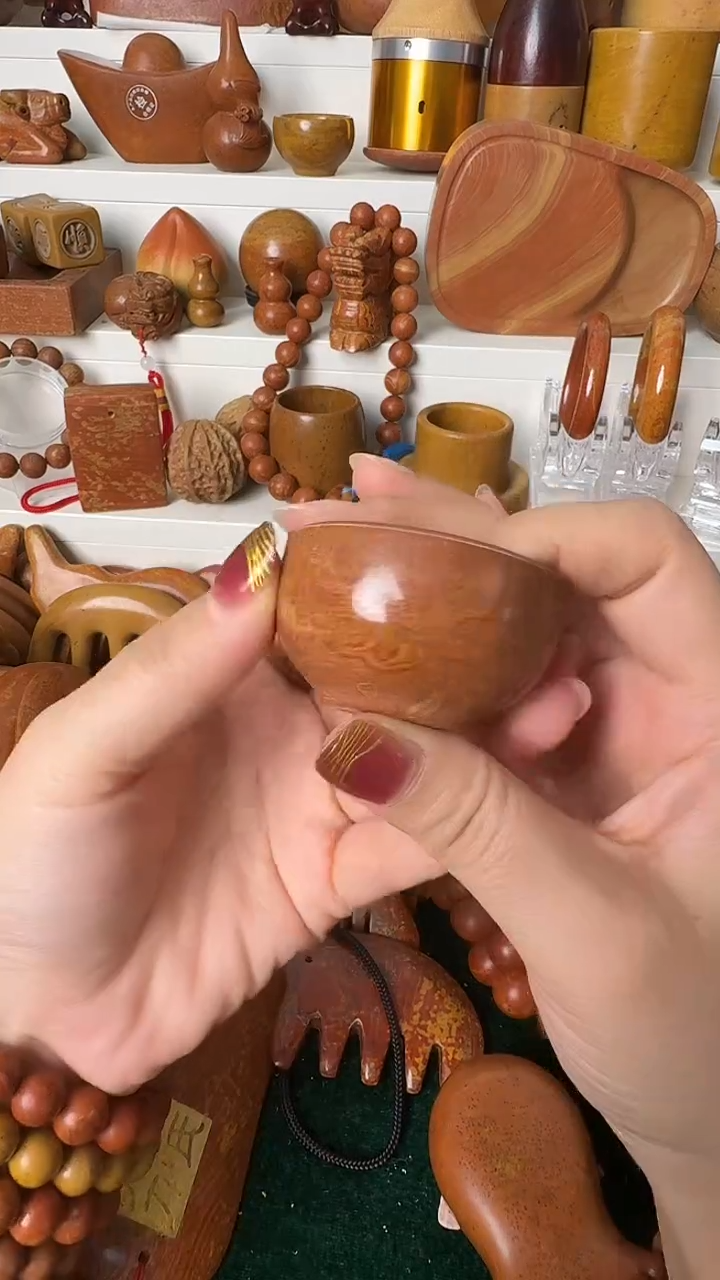 泗水砭石坊双旦特惠/砭石大****鱼小杯子