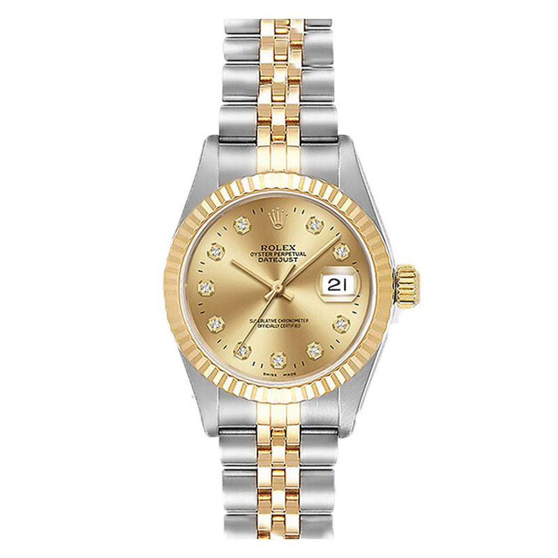 99新 Rolex/劳力士 女装日志 69173 女款时尚简约