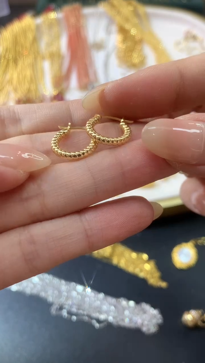 耳饰18K金U529|899