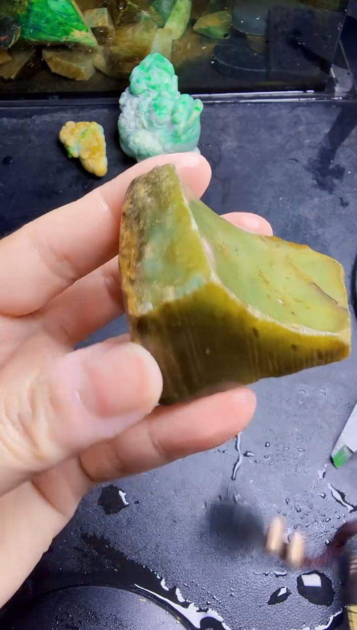 未镶嵌挂件翡翠用****8天然翡翠228