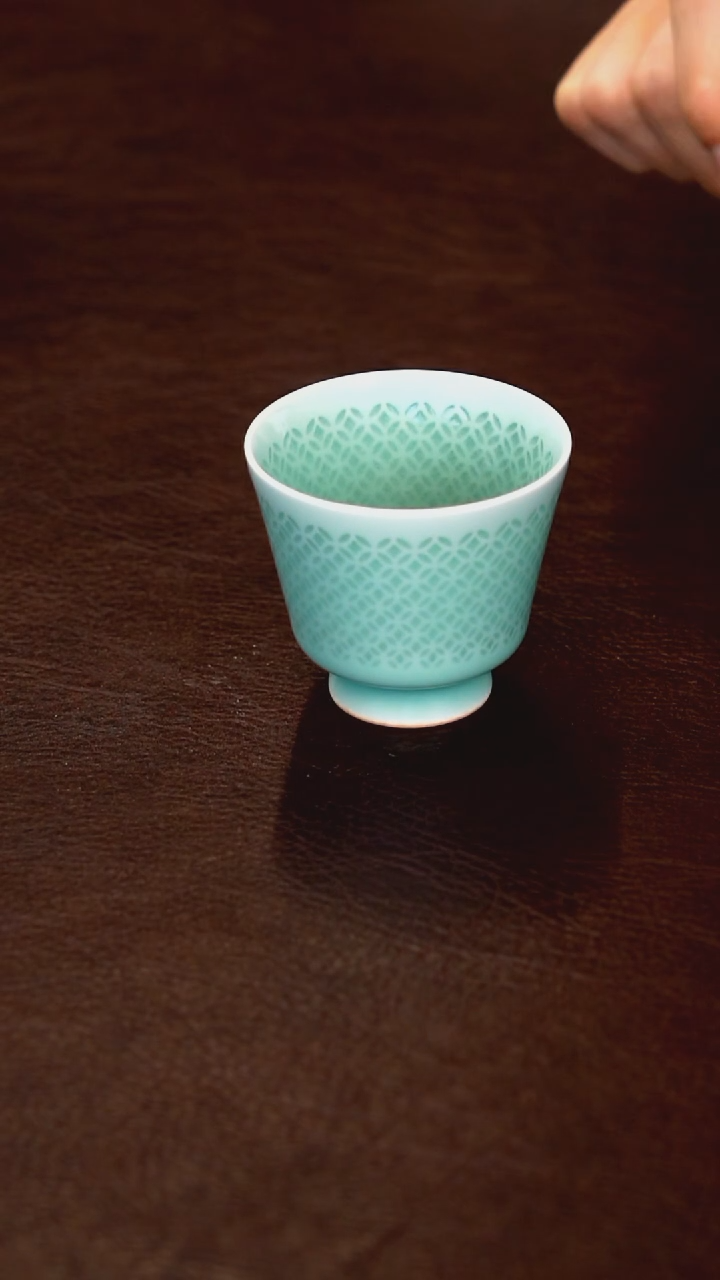 青瓷手工茶器包邮