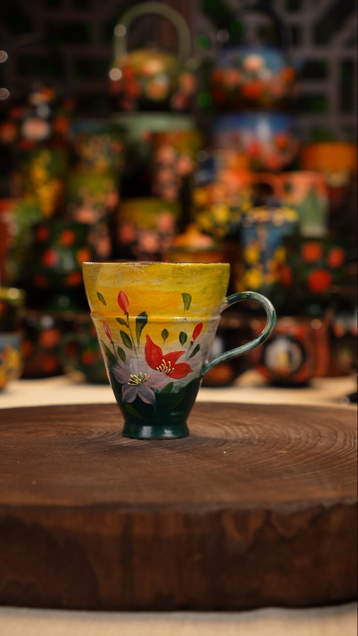 油画   釉下彩   杯子