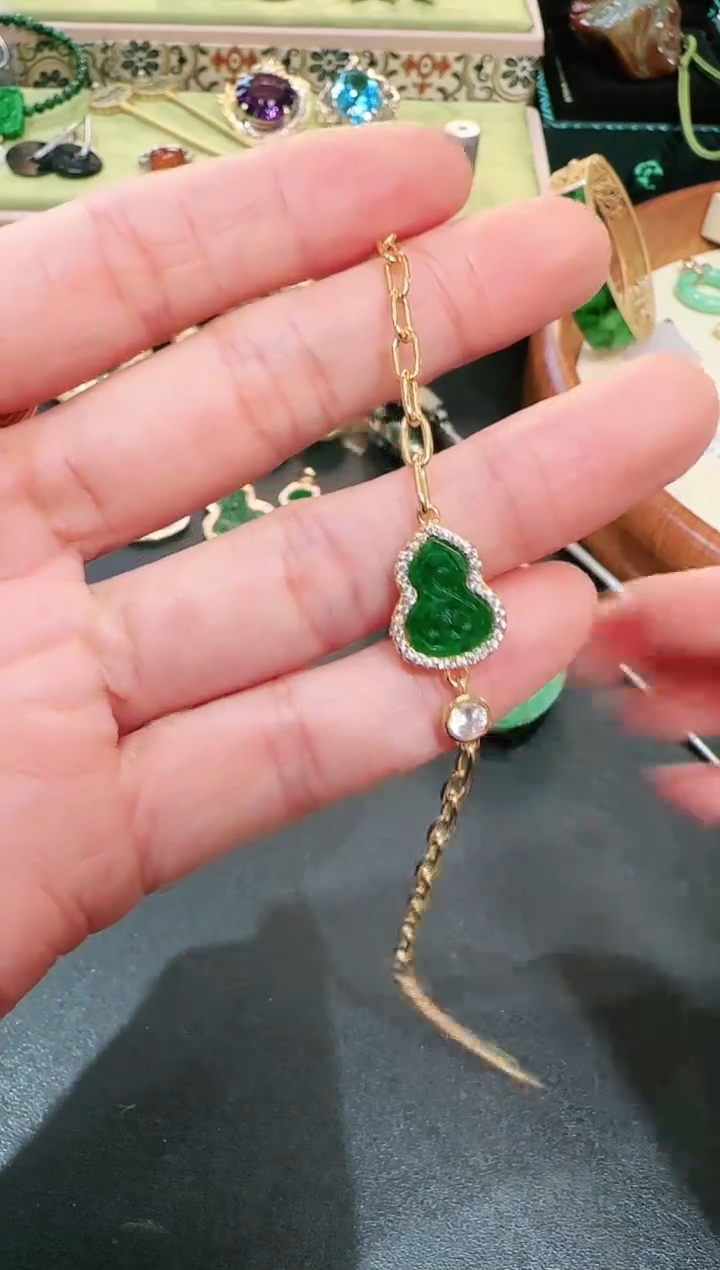 【闪购商品】翡翠颈饰银S925镶嵌手饰
